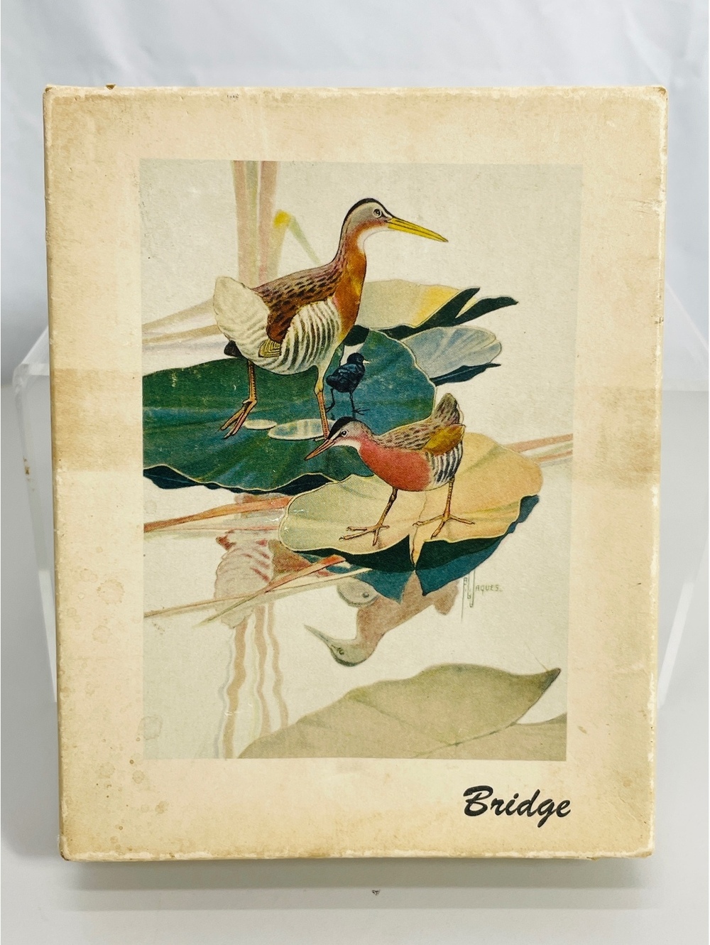 1950's Bridge Scores Four (Two) Pads Game Bird Series by Francis Lee Jaques